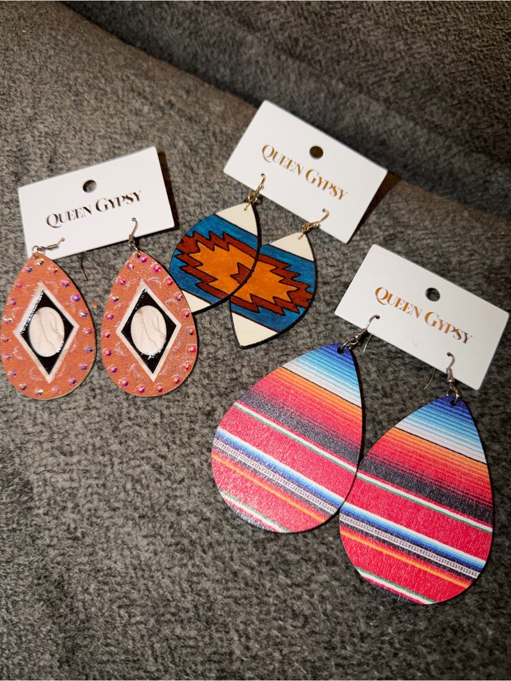 Western Teardrop Earrings
